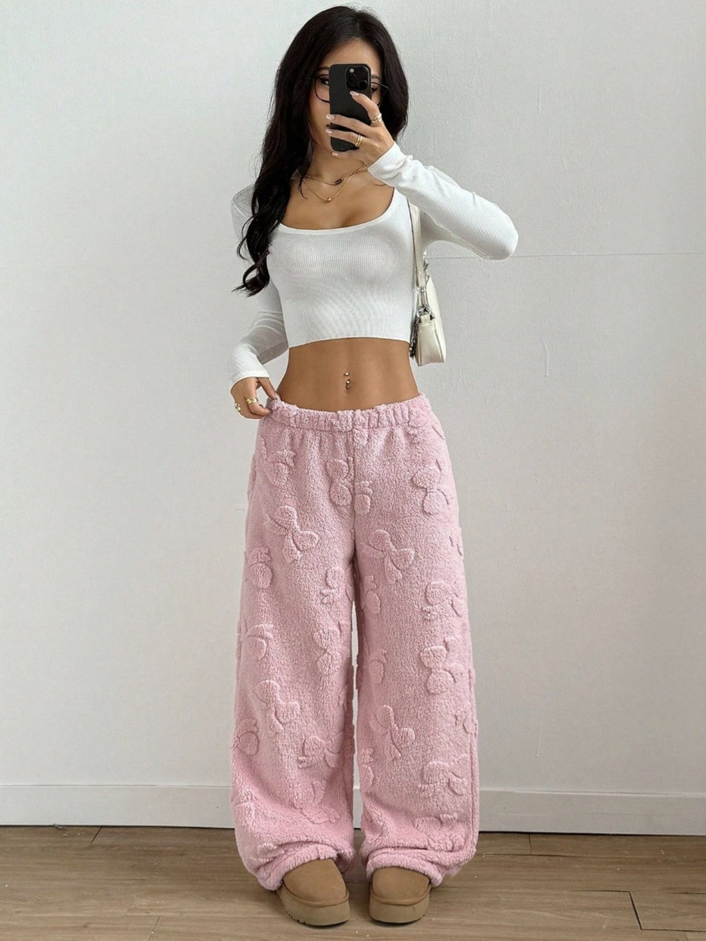 Loose Plush Pants