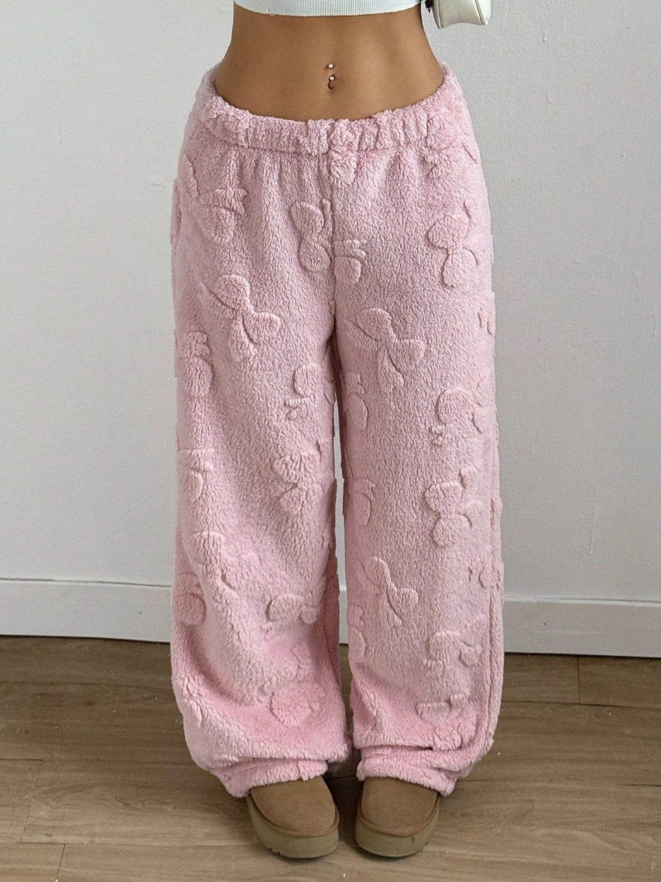 Loose Plush Pants