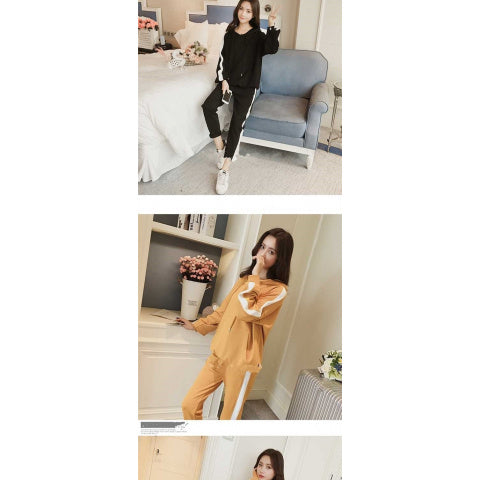 Loose BF Hooded Two-Piece Set