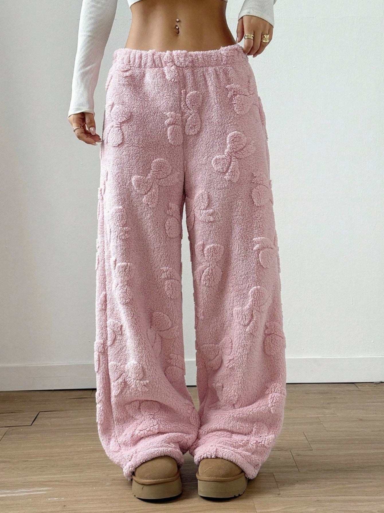 Loose Plush Pants