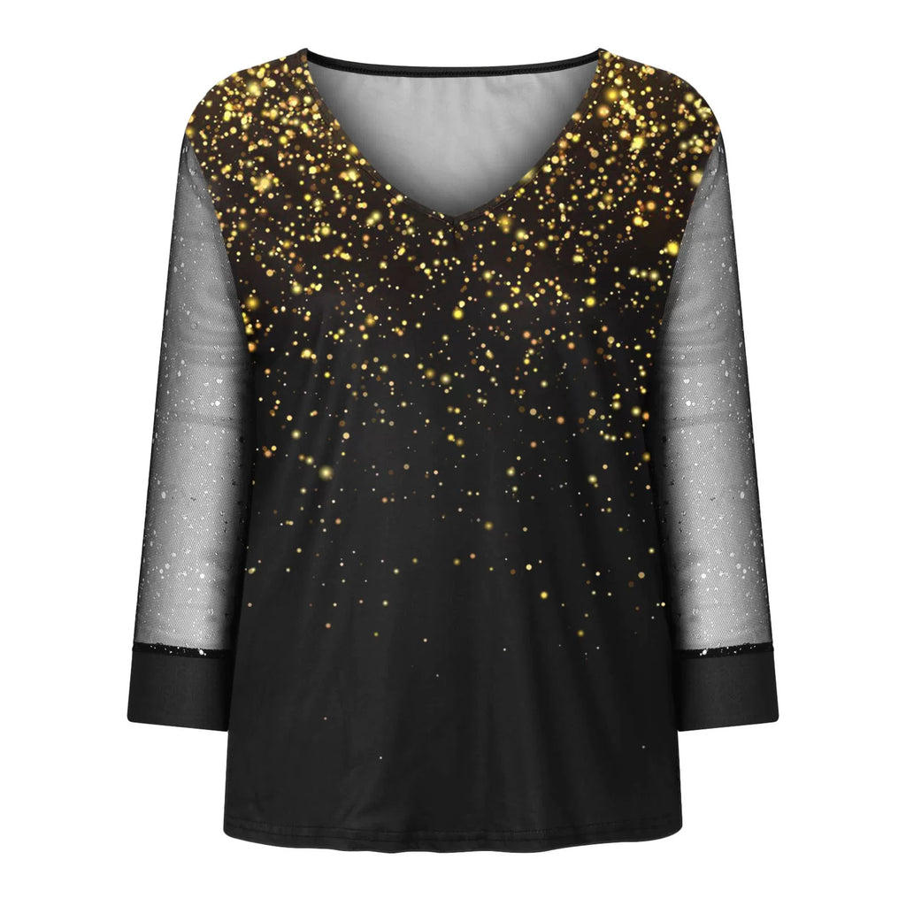 Pullover Tunic Loose Mesh Ladies Jumpsuit Pullover Tunic Loose Top