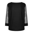 Pullover Tunic Loose Mesh Ladies Jumpsuit Pullover Tunic Loose Top