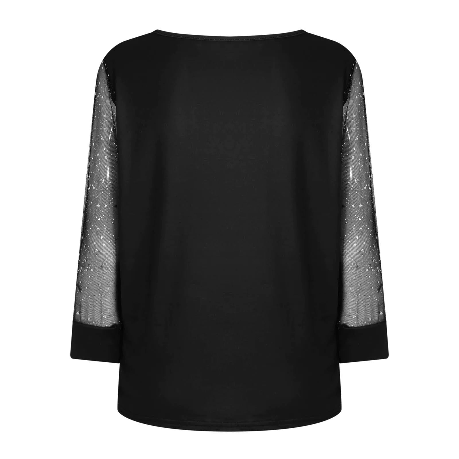 Pullover Tunic Loose Mesh Ladies Jumpsuit Pullover Tunic Loose Top