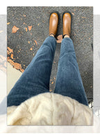 La Chabell Straight-leg Denim Women's Spring & Fall New Arrival Cover Slim Looking Baguette Pants Small Ankle-Length Cigarette Pants