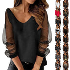 Pullover Tunic Loose Mesh Ladies Jumpsuit Pullover Tunic Loose Top