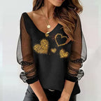 Pullover Tunic Loose Mesh Ladies Jumpsuit Pullover Tunic Loose Top