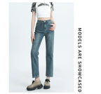 Straight-leg Spring and Autumn Best-Selling High Waist Retro Baguette Denim