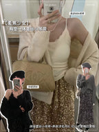 Braces in White Bottoming Sexy Top Fancy Lace