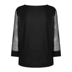 Pullover Tunic Loose Mesh Ladies Jumpsuit Pullover Tunic Loose Top