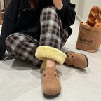 Padded Thickened Wide Leg Pants