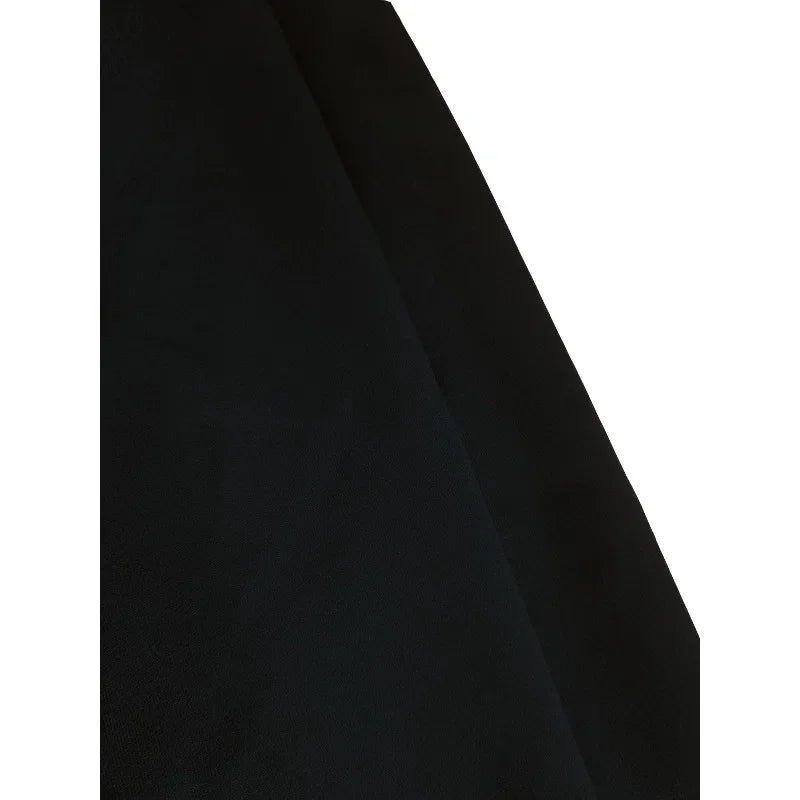 Solid Color Comfortable Wide Leg Pants with Elastic Waist Pocket