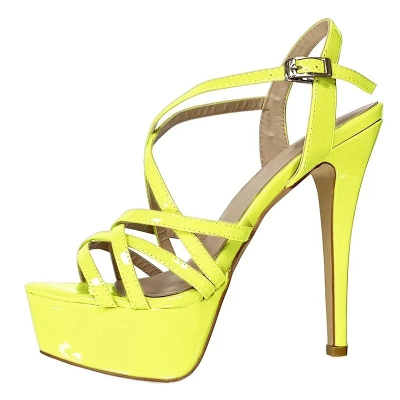 14CM Platform High Heels Sandals