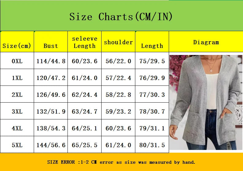 Autumn chic casual solid color pocket thin plus size women's jacket cardigan