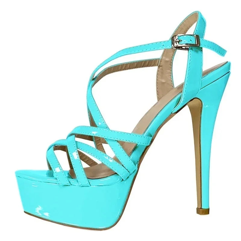 14CM Platform High Heels Sandals