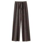 Merino Wool Knitted Wide Leg Pants