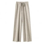 Merino Wool Knitted Wide Leg Pants