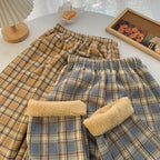 Padded Thickened Wide Leg Pants