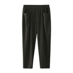 Black Plus Size Women Casual Pants  7XL 9XL Elastic Loose Ankle-Length 150KG Female Trousers High Waist Sweatpants Pencil Pants