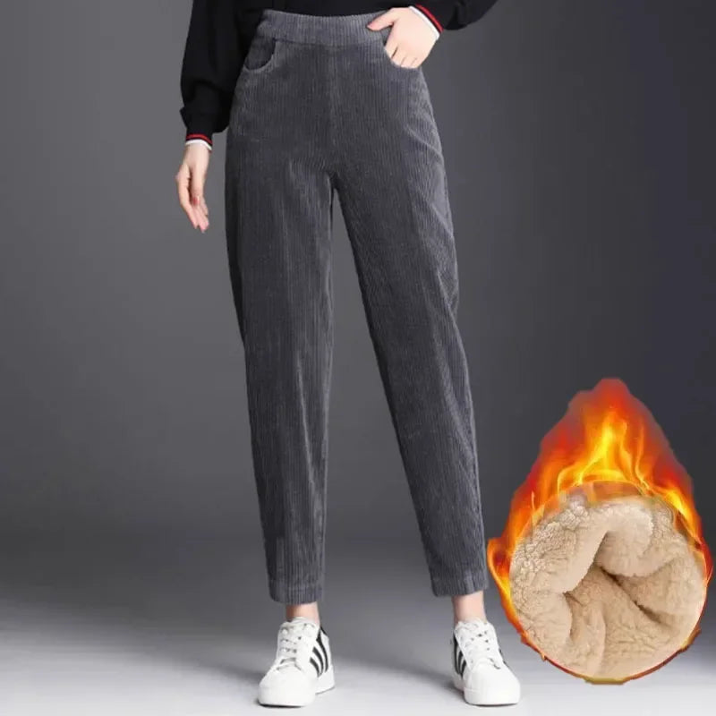Corduroy Warm Pants