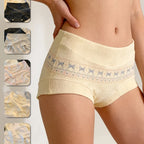 5pcs Fair Isle Style Sweet Panty